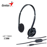 Audifonos Con Microfono Genius HS-M200C Para Notebook Negro